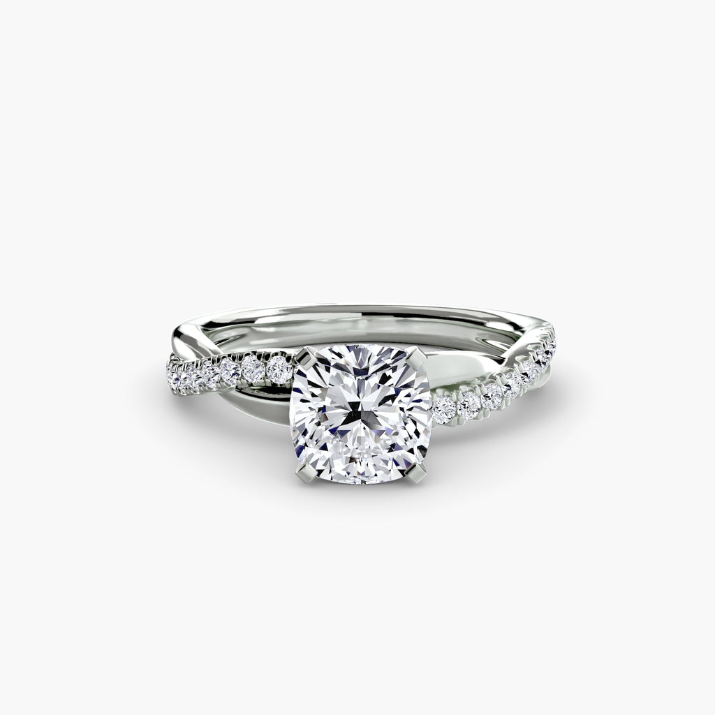 CORVINA Emerald Twist Ring