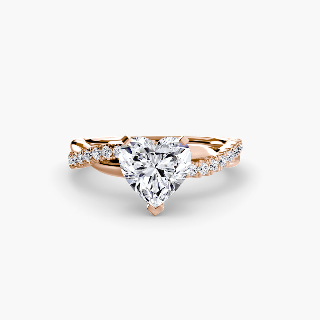 CORVINA Emerald Twist Ring