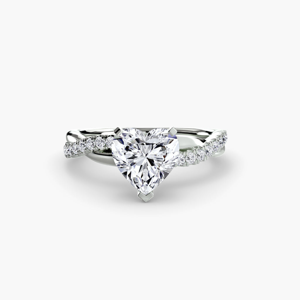 CORVINA Emerald Twist Ring