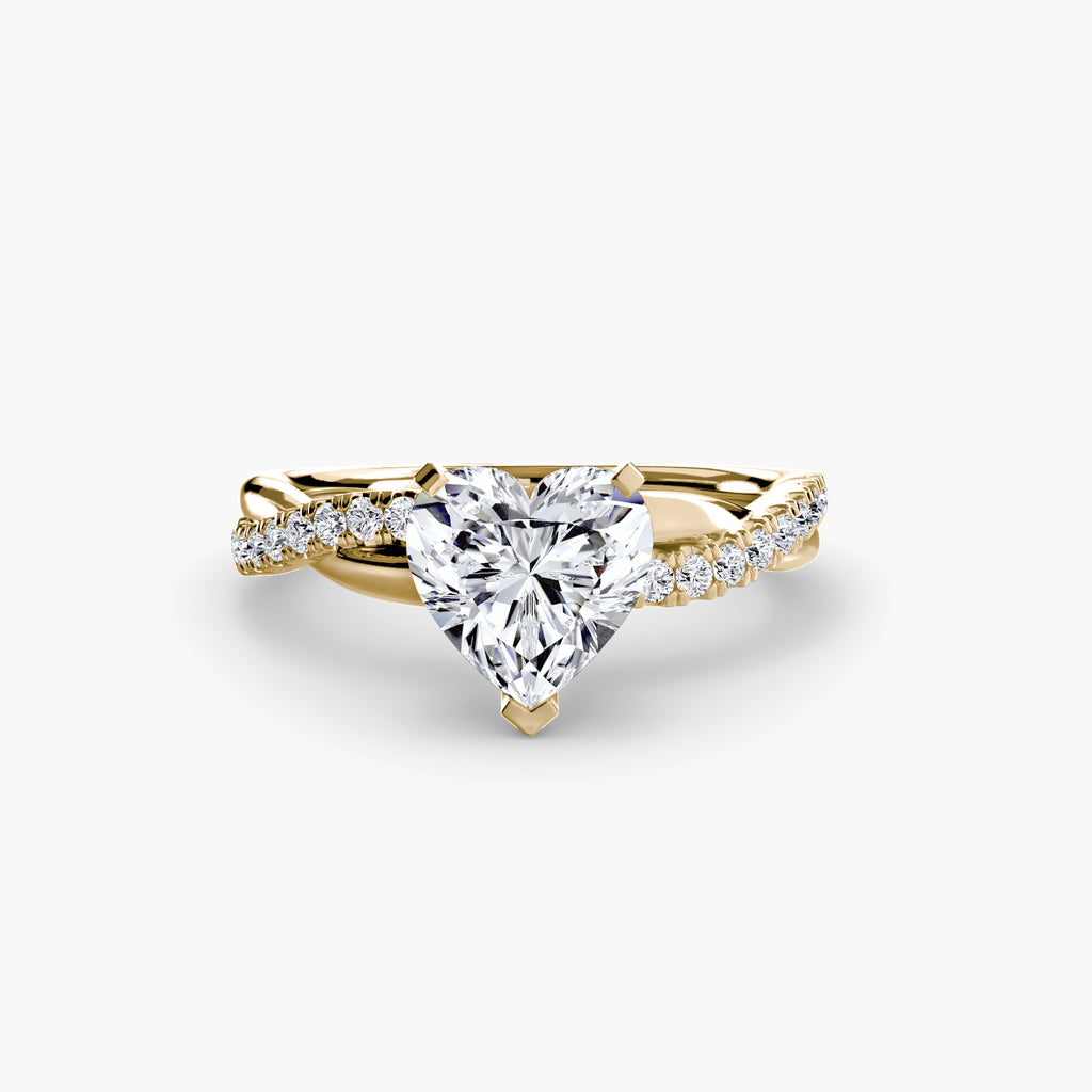 CORVINA Emerald Twist Ring