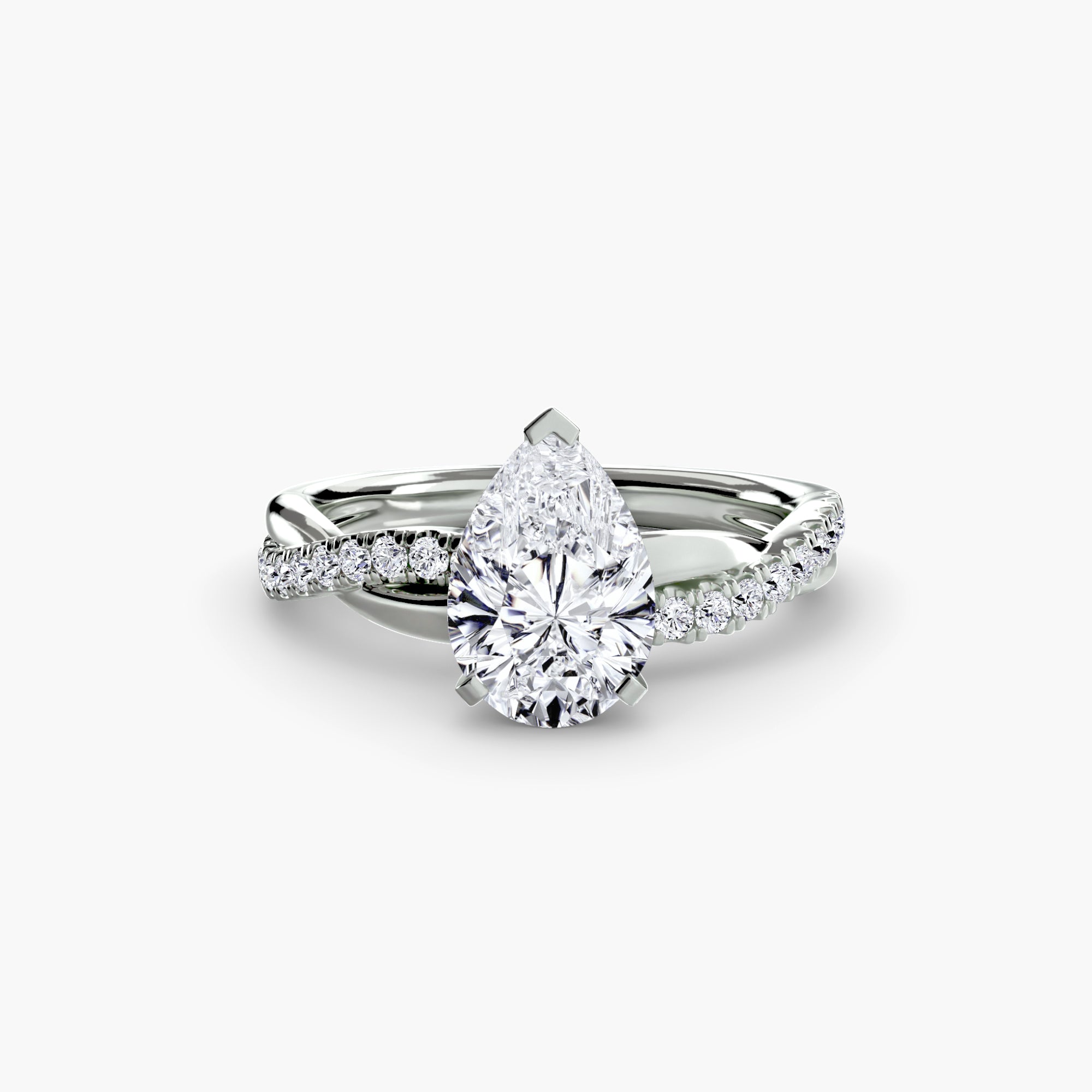 CORVINA Emerald Twist Ring