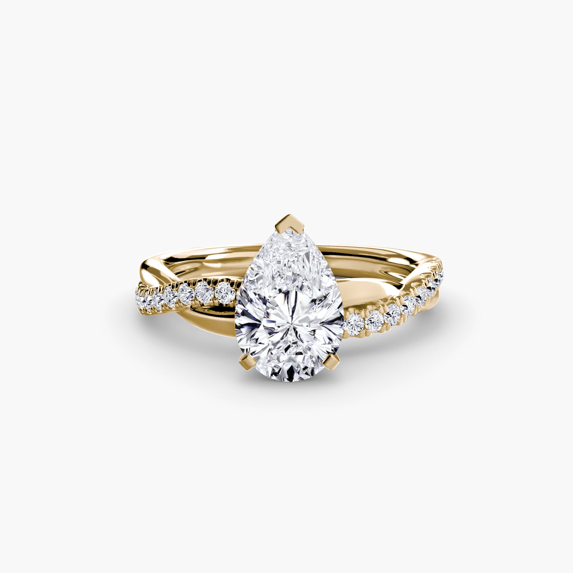 CORVINA Emerald Twist Ring