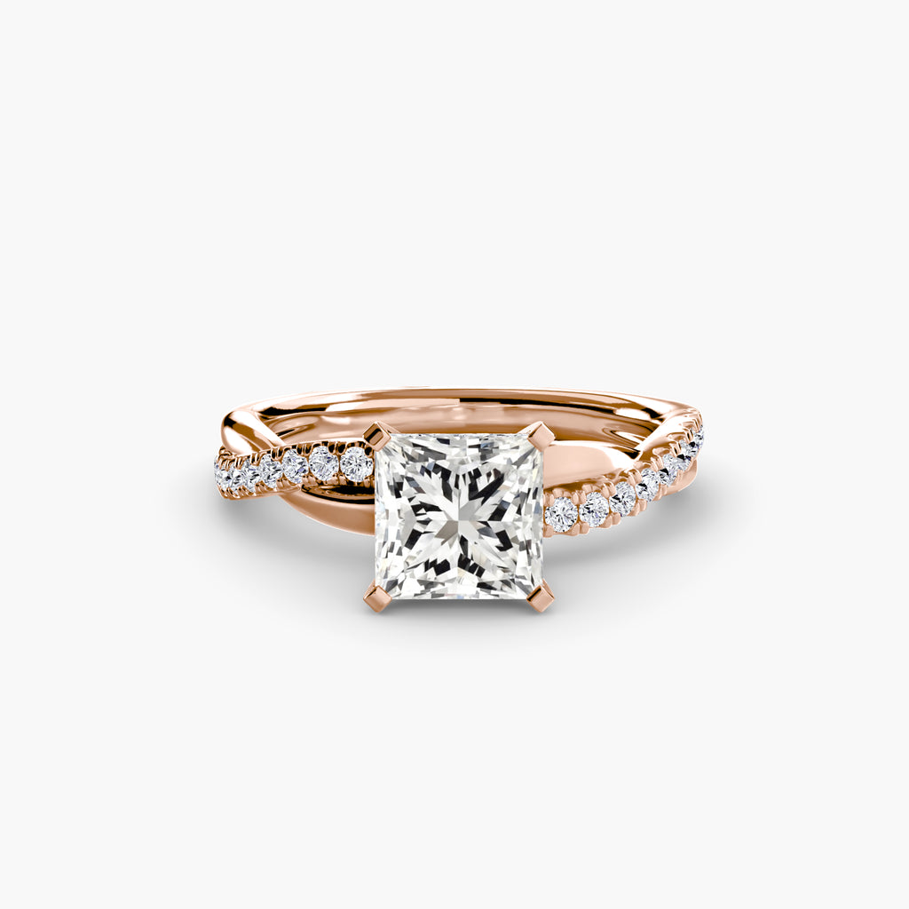 CORVINA Emerald Twist Ring