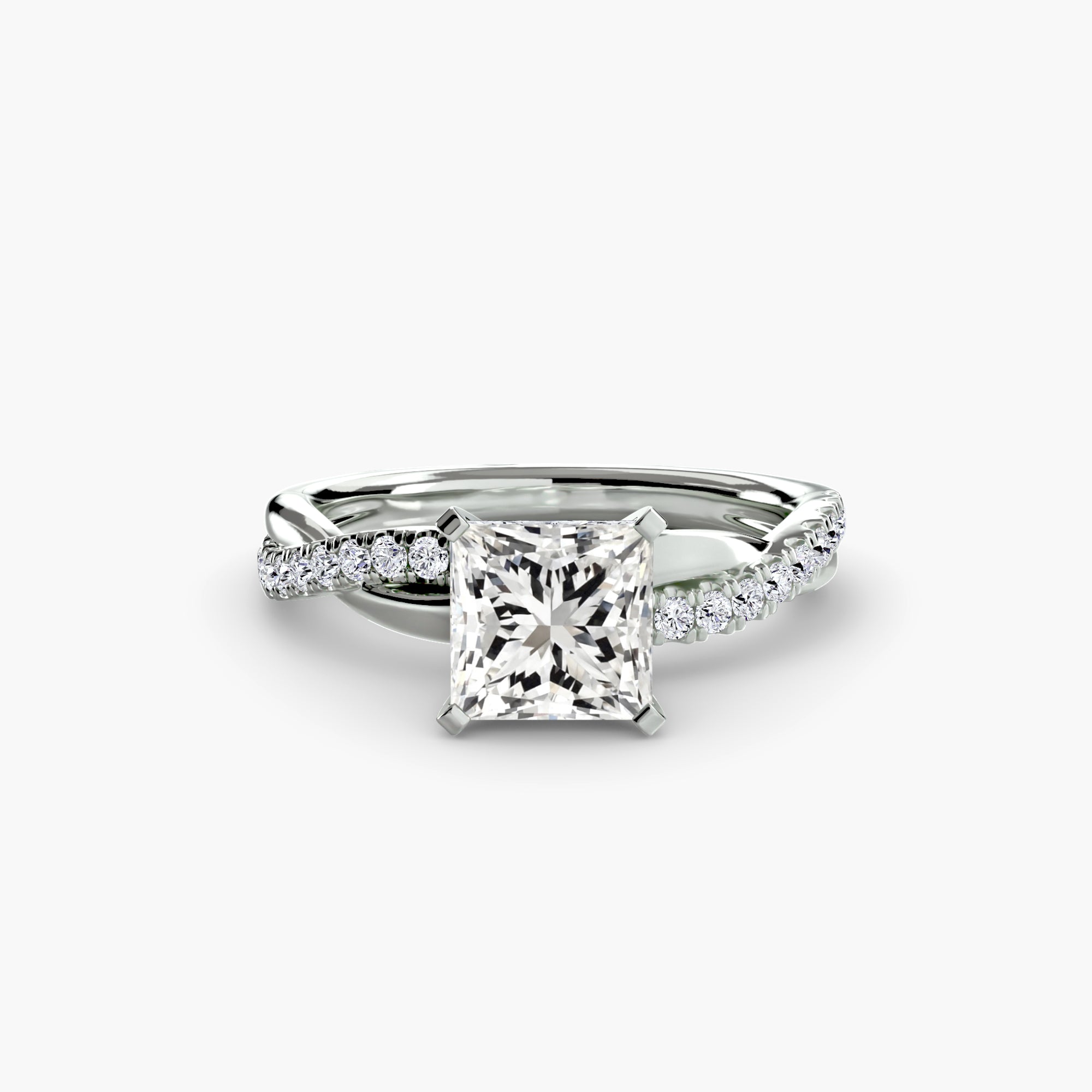 CORVINA Emerald Twist Ring