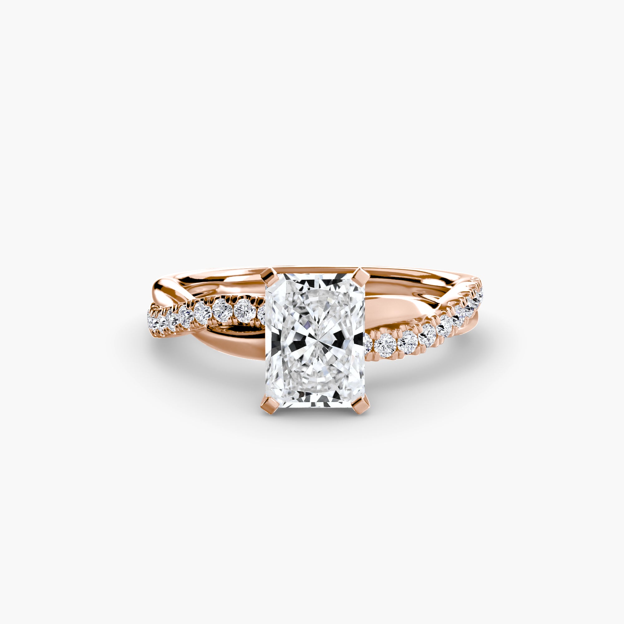 CORVINA Emerald Twist Ring