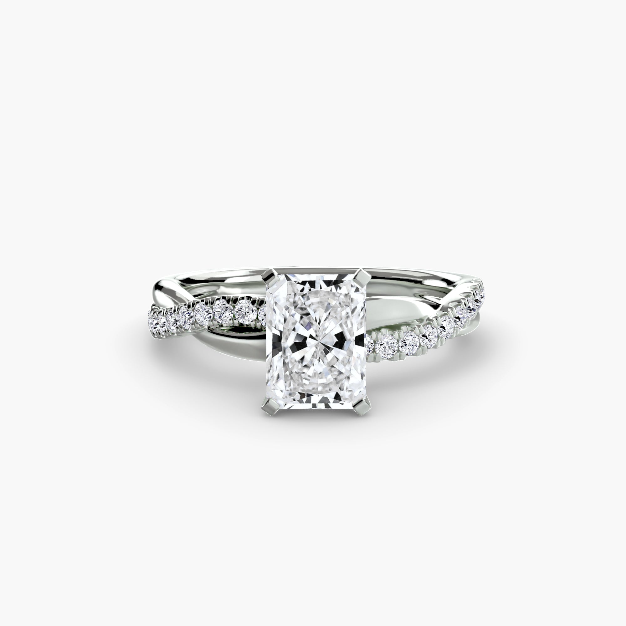 CORVINA Emerald Twist Ring