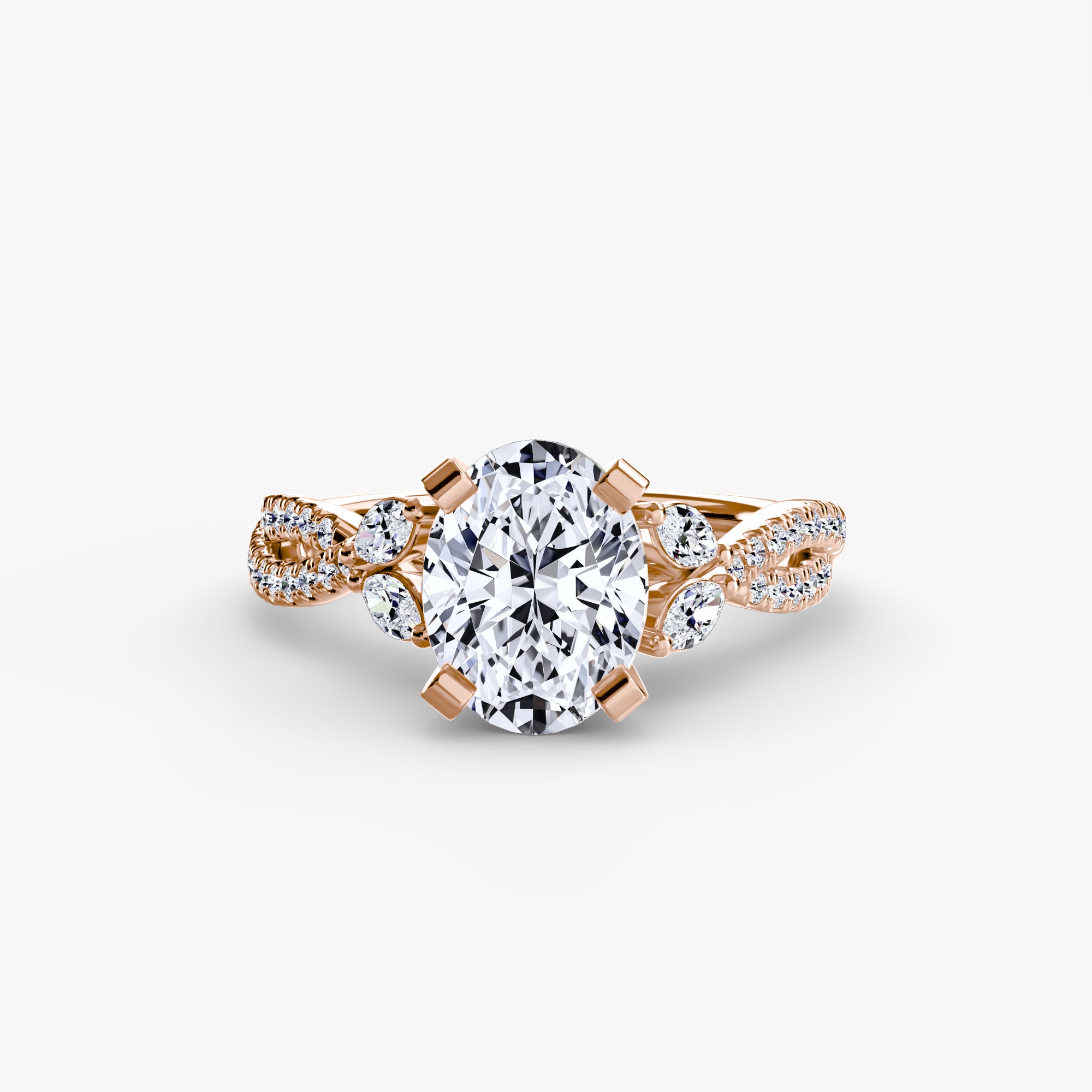 MAROVA Twist Pavé Ring