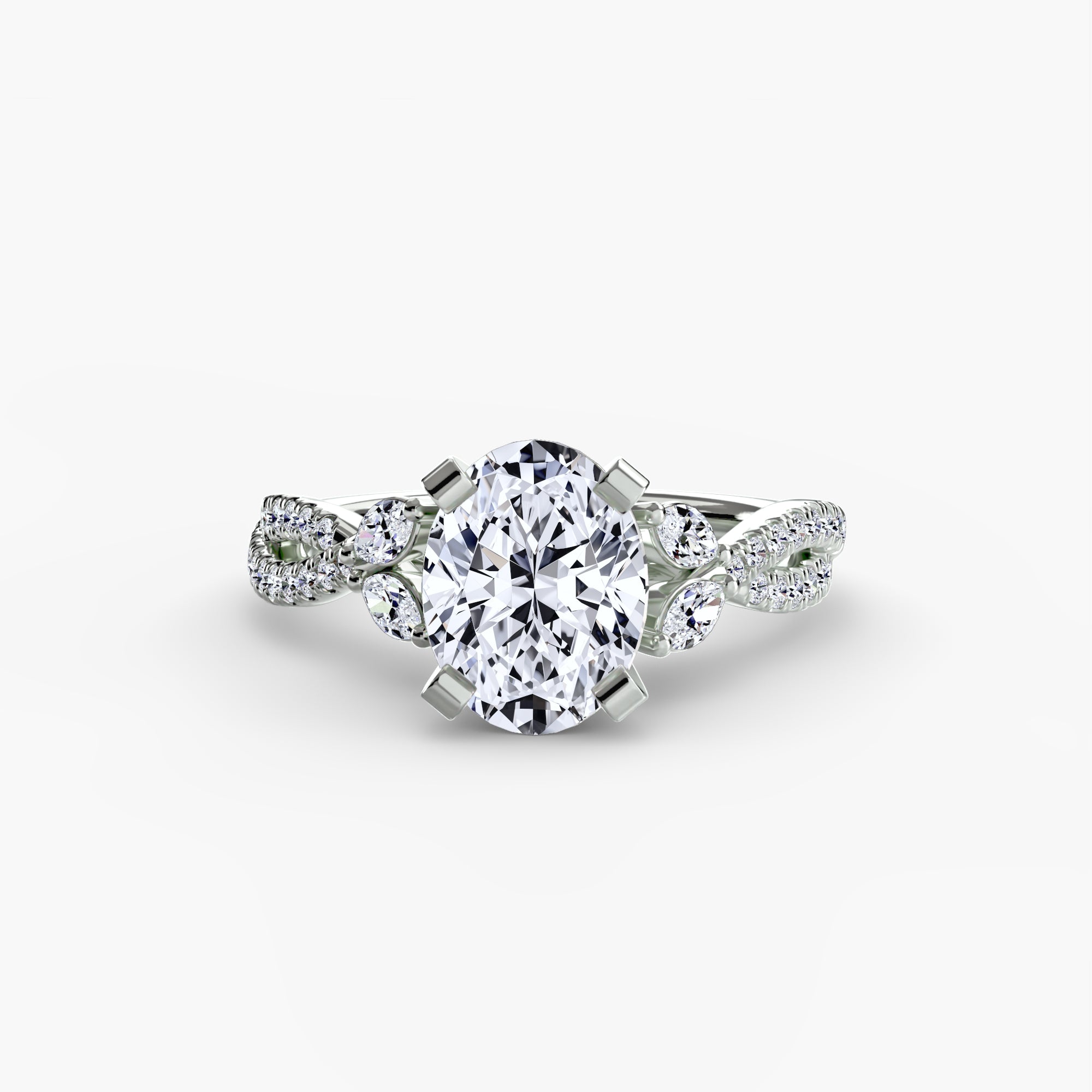 MAROVA Twist Pavé Ring