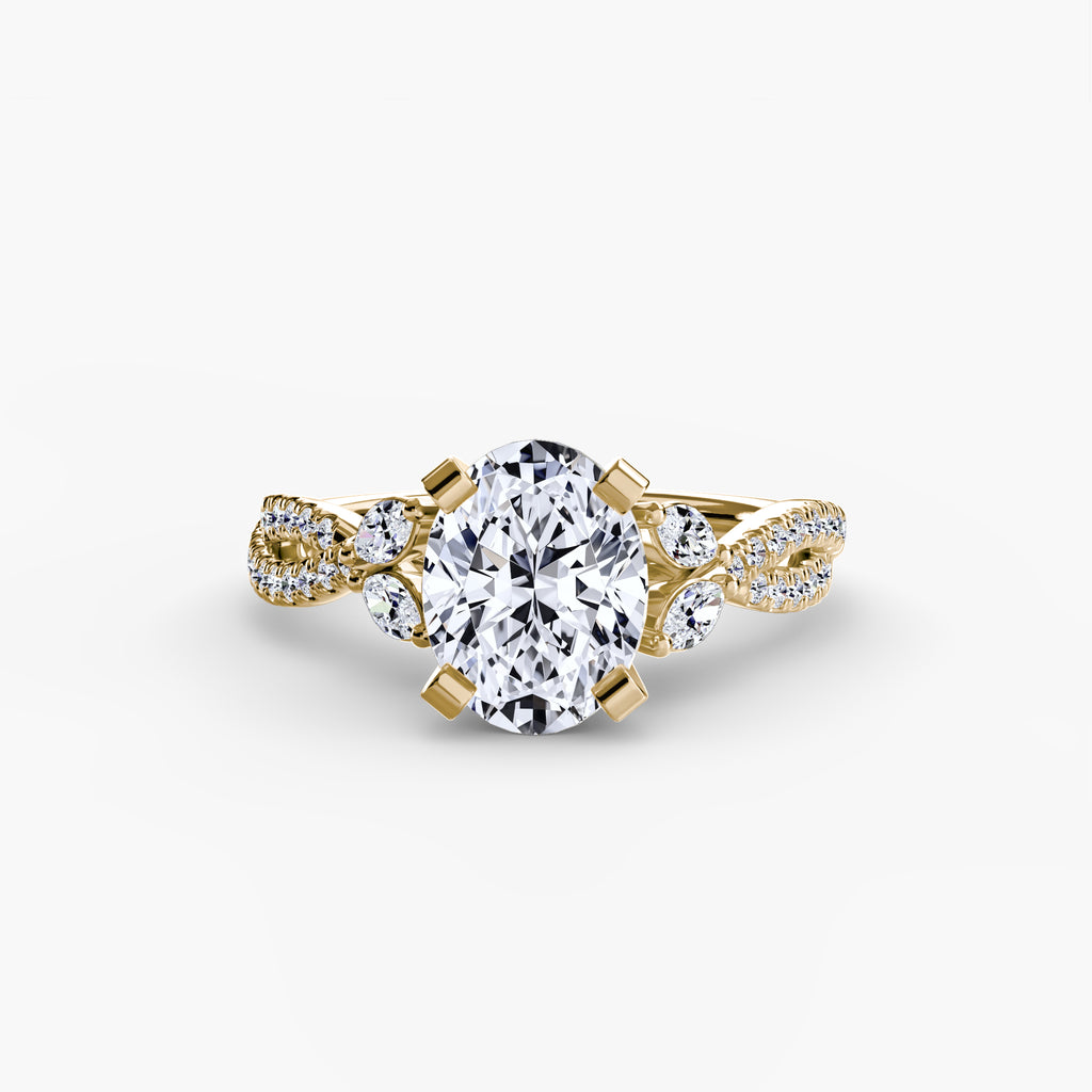 MAROVA Twist Pavé Ring