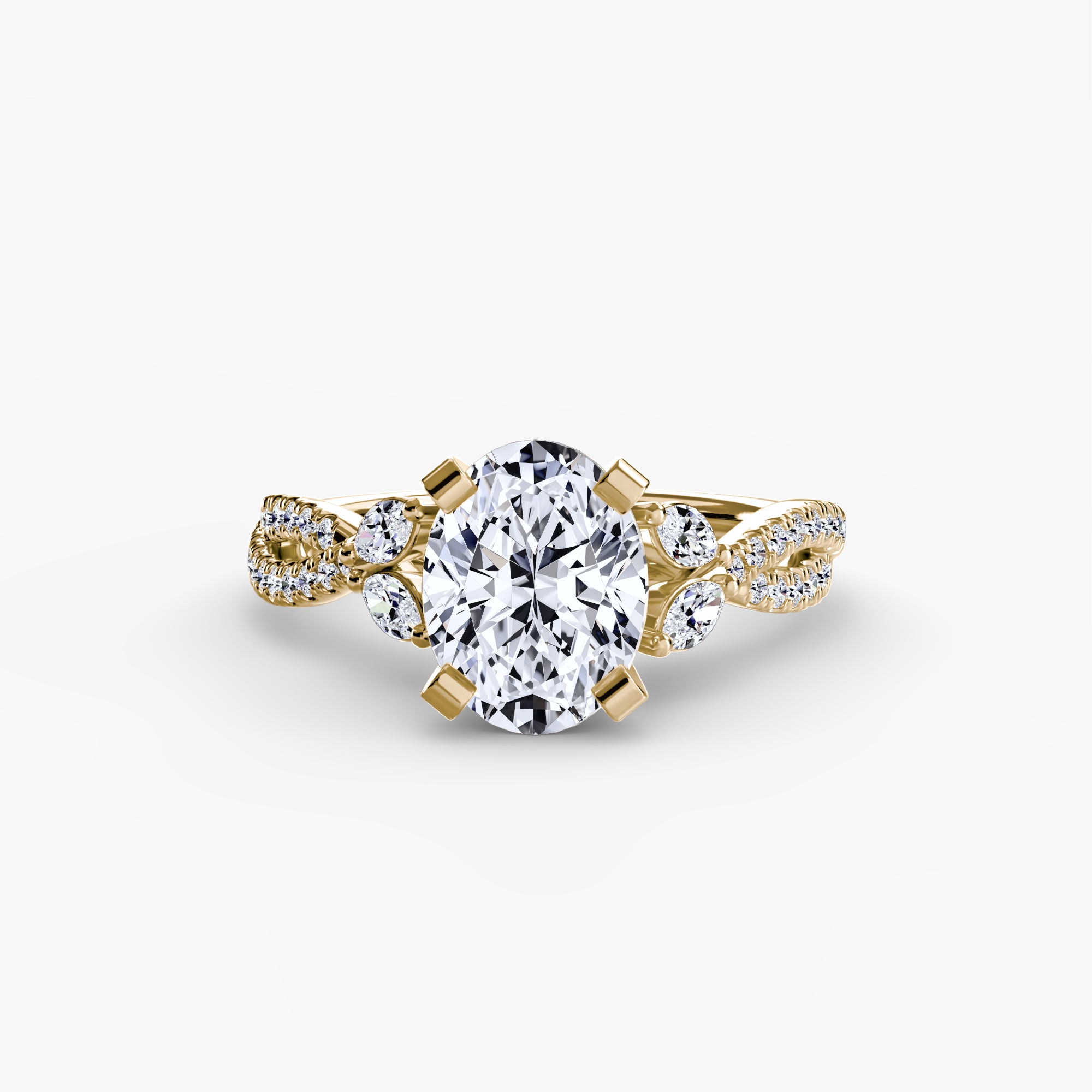 MAROVA Twist Pavé Ring