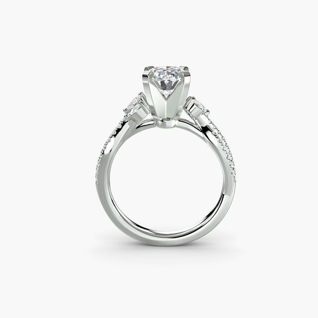 MAROVA Twist Pavé Ring