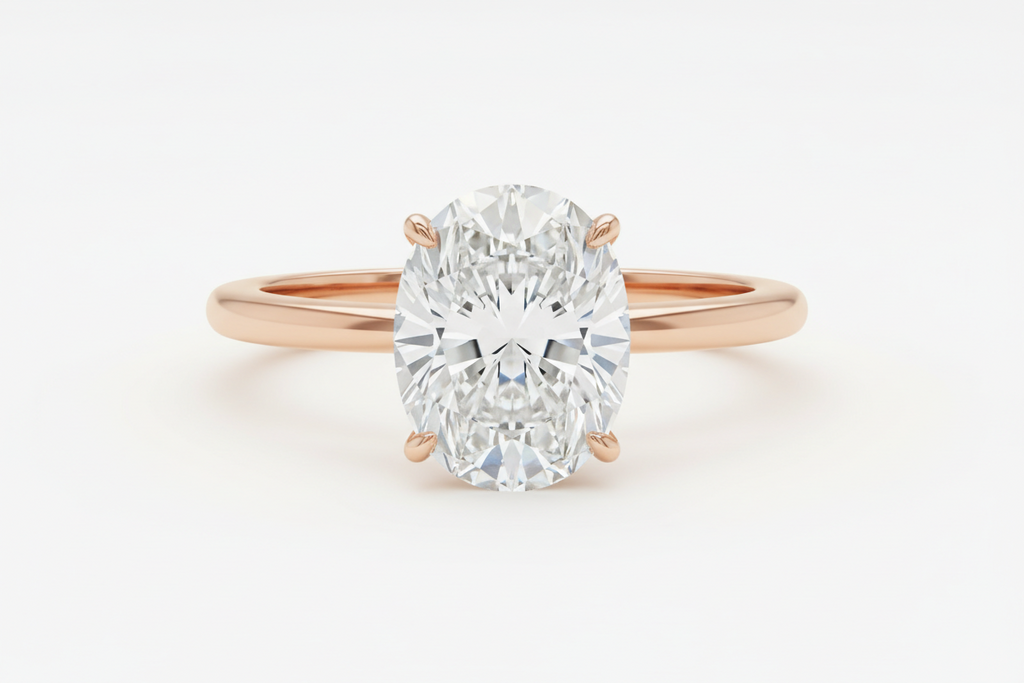 Nova Solitaire Ring – Oval Cut