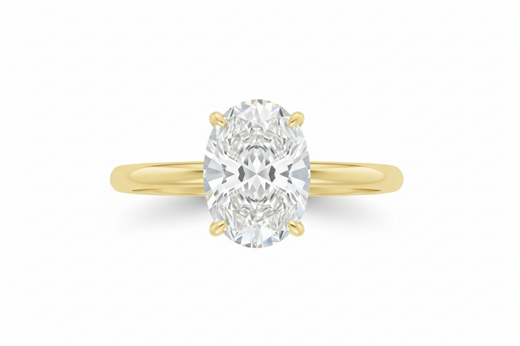 Nova Solitaire Ring – Oval Cut