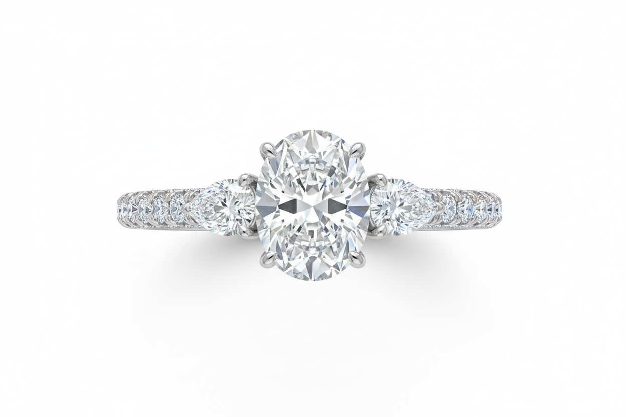 Aurion Trilogy Ring – Oval Cu